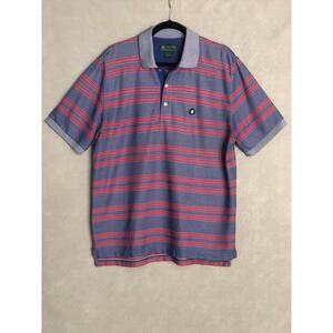 Brooks Brothers St. Andrews Links Men's Large Bar Stripe Polo (Flaw)